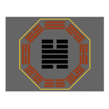 I Hexagram 32 Heng de Ching "que persevera " Postal