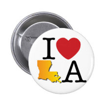 I LA del corazón Pin