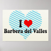 I Love Barbera del Valles, España Impresiones