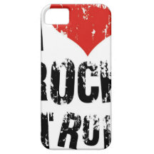 I love Rock in Roll Capas iPhone 5 Case-Mate