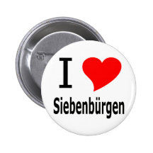 I love Siebenbürgen Anstecknadel