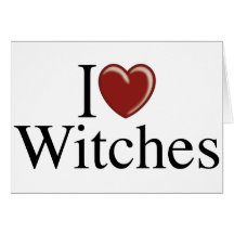 I LOVE WITCHES CARTOES