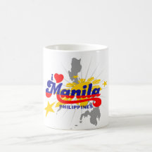 i luv Manila Taza