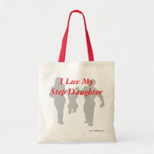 ¡I Luv mi hija del paso! Bolsa De Mano
