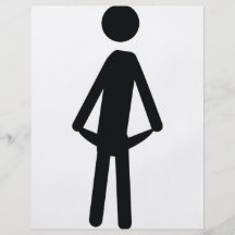 I´m un icono del pobre hombre flyer a todo color