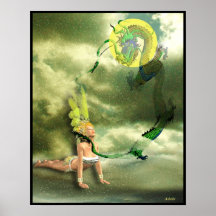 I meditaciones de Ching, hexagram 9 Poster