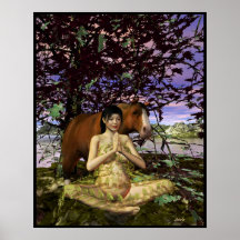 I meditaciones de Ching, la tierra receptiva Poster