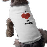 ♥ I MI camiseta del perro de la ropa del perro de  Ropa De Mascota