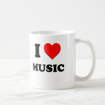 I música del corazón tazas