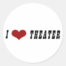 I pegatinas del teatro del corazón
