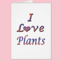 I plantas del corazón (amor) tarjetas