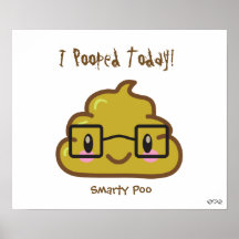 ¡I Pooped hoy! - Sabelotodo Poo Impresiones