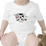 I Pooped - niño divertido Onesie de la vaca de Poo camisetas