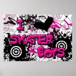 I poster de los muchachos del patinador de Luv