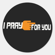 I pray fuero you 3 Blanco Anaranjado se funde negr Etiqueta