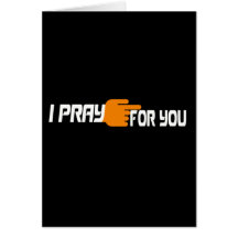 I pray fuero you 3 Blanco Anaranjado se funde negr Tarjeta