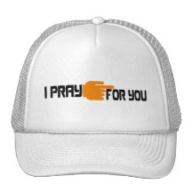 I pray fuero you 3 Negro Anaranjado Gorra