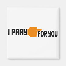 I pray fuero you 3 Negro Anaranjado Iman