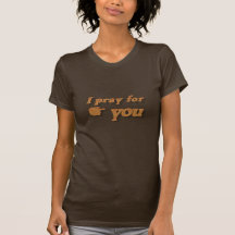 I pray fuero you Naranja 3D Camiseta