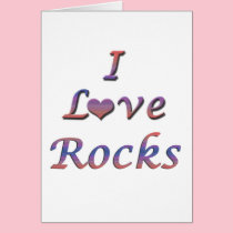 I rocas del corazón (amor) tarjetas