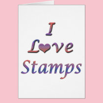 I sellos del corazón (amor) tarjetas