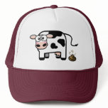 I sombrero divertido de la vaca de Pooped gorras