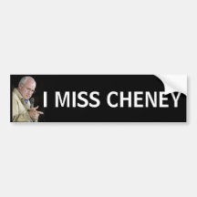 I SRTA. CHENEY PEGATINA DE PARACHOQUE