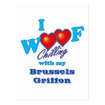 I tejido Bruselas Griffon Postal