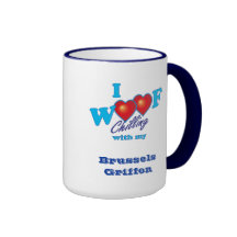 I tejido Bruselas Griffon Tazas