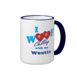 I tejido Westie Tazas
