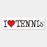 I TENIS DEL CORAZÓN PEGATINA DE PARACHOQUE