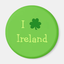 I trébol Irlanda imanes