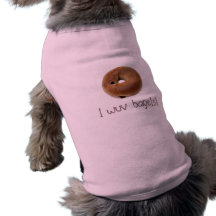 I wuv bagels! - Dogshirt Haustierhemden