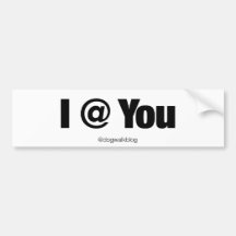 i@you pegatina de parachoque