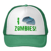 ¡I zombis del cerebro! Gorros