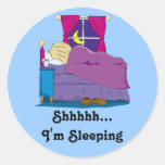 Ian despierta al pegatina de la cubierta, Shhhhh… 