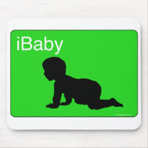 iBaby verde Tapetes De Ratón