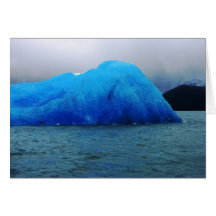 Iceberg, glaciar de Upsala, Lago la Argentina Tarjetón