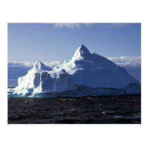 Iceberg, la Antártida Tarjeta Postal