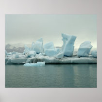Icebergs de Jökulsárlón Islandia posters