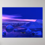 Iceburges y orca poster