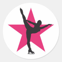 icedancer runde aufkleber