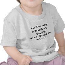 Ich bin das Ergebniseiner Schlaflosen Nacht Tshirts