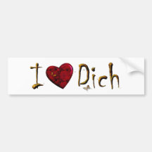 Ich Liebe Dich Auto Aufkleber