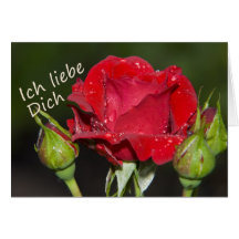 Ich liebe Dich Grußkarten