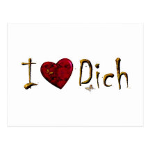 Ich Liebe Dich Postkarte