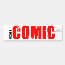 iCOMIC Pegatina De Parachoque