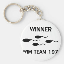 icono 1974 del equipo de natación del ganador llavero personalizado