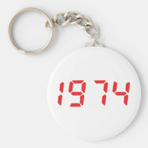 icono 1974 del rojo llavero personalizado