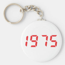 icono 1975 del rojo llavero personalizado